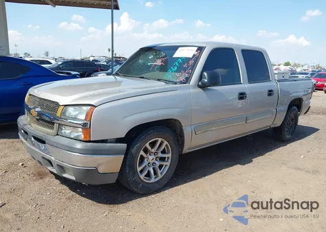 2004 Chevrolet Silverado 1500 Ls из США, поврежденный, VIN 2GCEC13T541336777